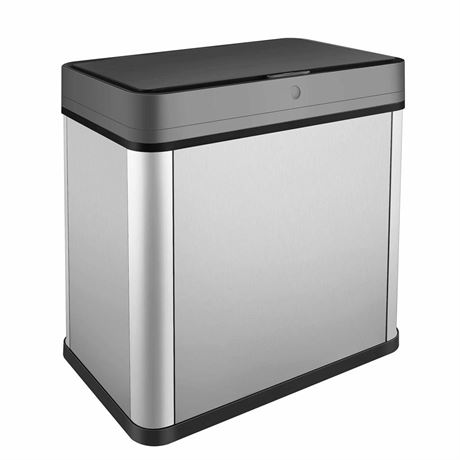 HUG&FKL 21x14cm Automatic Kitchen Trash Can with Odor Filter Touchless,