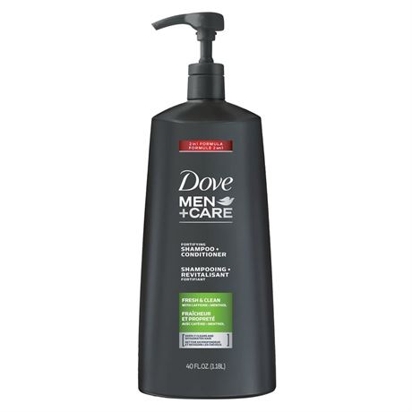 Dove Men+Care Fortifying 2 in 1 Shampoo and Conditioner Helps Strengthen and
