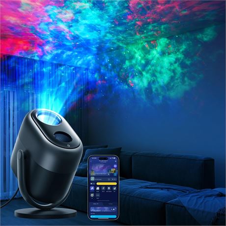 Govee Star Projector Lights, 7-Zone Colorful Nebula Effect, Work with Matter,