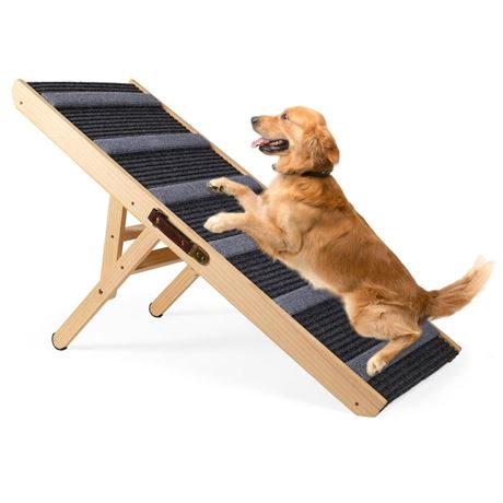 SOKO Dog Ramp for Bed - Portable Dog Ramp for Large Small Dogs Cats to Get on
