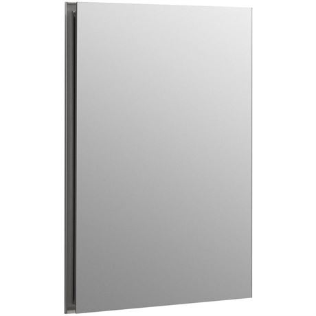 CLC Series 16 in. W X 20 in. H Rectangular Aluminum Medicine Cabinet with Mirror