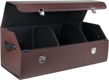 Car Trunk Organizer, Car Storage, Collapsible Multi Compartment Car Organizers