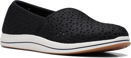 Clarks Cloudsteppers Breeze Emily Sz 9.5 W Women Slip-On Comfort Flats Shoes