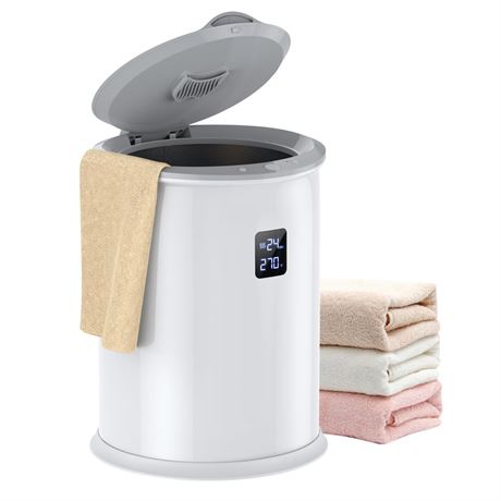 Large Towel Warmer for Bathroom, Luxury Hot Towel Warmer with Timer, LED