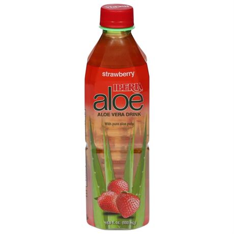 Iberia Strawberry Aloe Vera Drink 16.9 fl oz