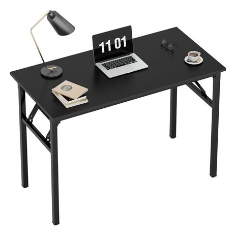 Need Small Computer Desk 31.5 inches Folding Table No Assembly Sturdy Small