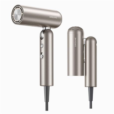 Dreame - High-Speed Hair Dryer, Lightweight Foldable Blow Dryer with 110,000