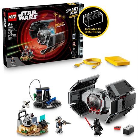 LEGO Star Wars SMART Play: Darth Vader’s TIE Fighter Interactive Building Toy -