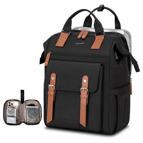 LOVEVOOK Laptop Backpack, Travel Bag with 17.3 inch Laptop Compartment, Water