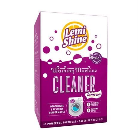 Lemi Shine Washing Machine Cleaner  Removes Build-up and Deodorizes  4 Ct
