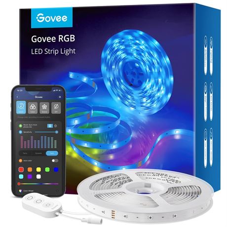 Govee Smart LED Strip Lights, 16.4ft WiFi LED Strip Lighting Work with Alexa