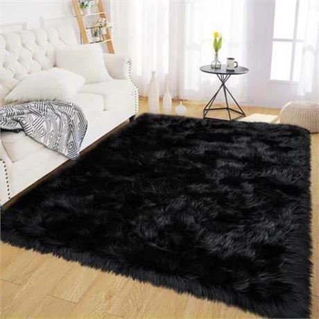TWINNIS Luxury Fluffy Rugs Ultra Soft Shag Rug Carpet for Bedroom Living