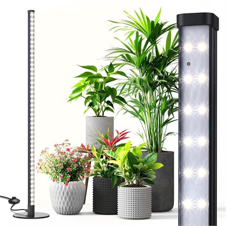 Tall Grow Lights 4FT for Indoor Plants with Stand, 120 LEDs Full Spectrum