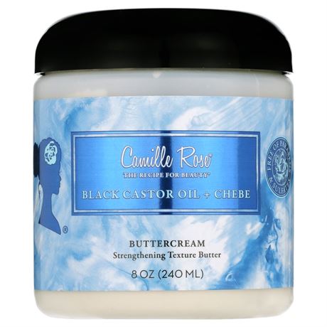 Camille Rose - Black Castor Oil + Chebe Butter Cream Strengthening Texture