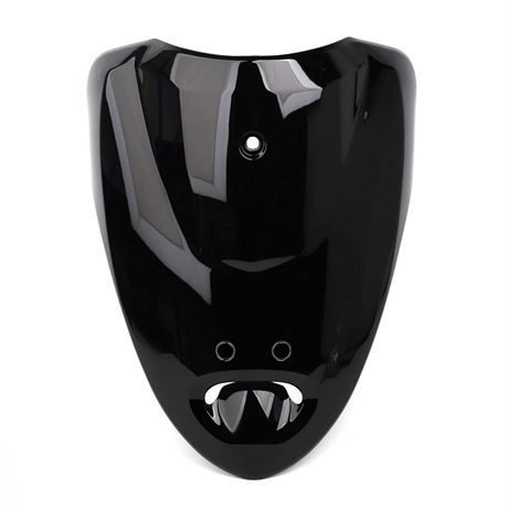 Minho Motorcycle Black Front Cover Panel Fit for Chinese GY6 50CC Mopeds