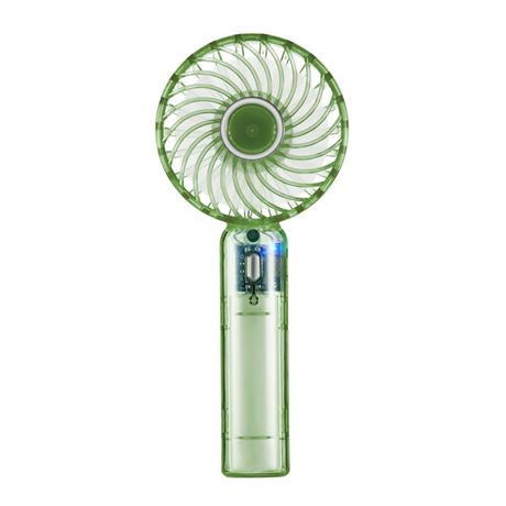 2Pack ASAPDOS Mini Portable Personal Transparent Fan, Small Handheld Fan with 3