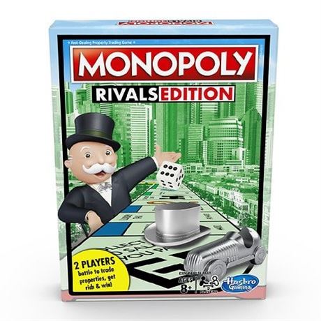 Monopoly Rivals Edition Board Game; 2 Player Game