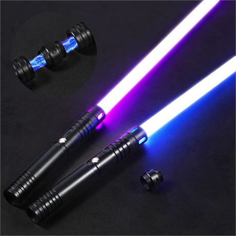 2Pack FX Dueling Lightsaber Battle Sounds Metal Hilt Update 20 Colors