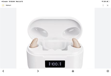 Sharper image hearing aids