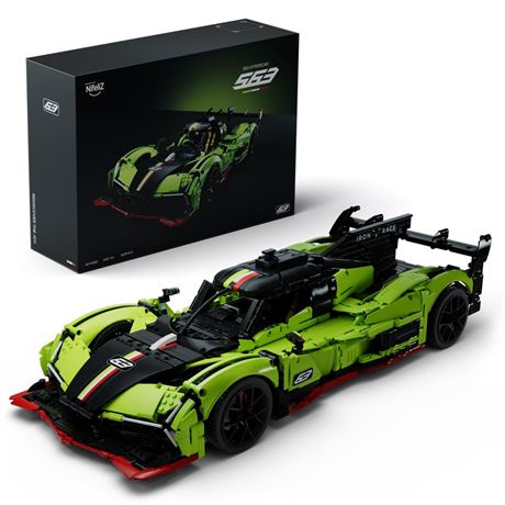 Nifeliz S63 Hypercar Model Building Set, 1:8 Scale Collectible Racing Car for