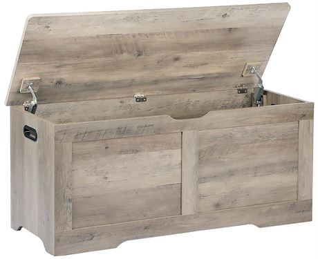 Timberer 39.4" Storage Chest, Wooden Storage Bench, Lift Top Toy Chest with 2
