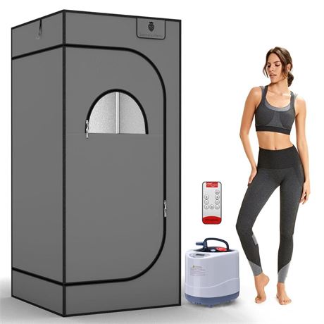 Portable Steam Sauna, Full Size Steam Sauna Box, 600D Canvas Personal Home