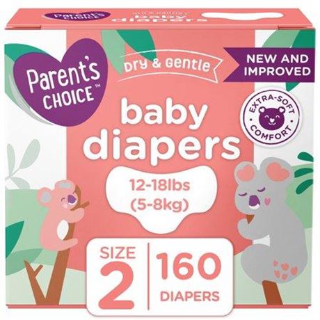Parent S Choice Diapers (Choose Your Size & Count)