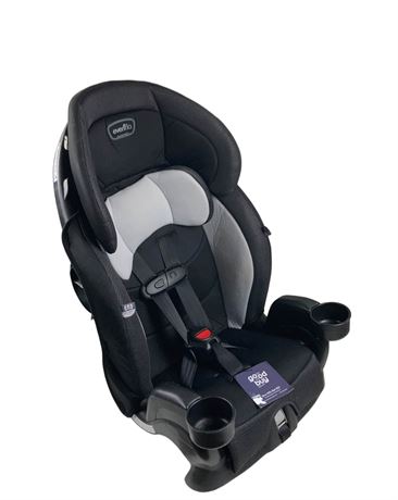 Evenflo Chase Plus 2-in-1 Booster Car Seat, 2020 Huron Black