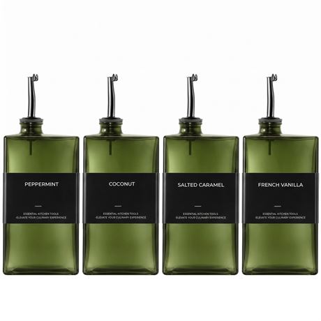 WISIMMALL Olive Oil Dispenser Bottle For Kitchen, 17OZ UV-Blocking Oil And