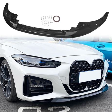 Front Bumper Lip Spoiler Compatible with BMW G22 G23 4 Series 430i M440i