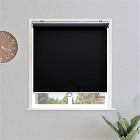 Blackout Roller Shades Blinds Cordless for Windows Pull Down Room Darkening