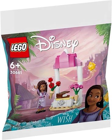2-LEGO Boxes, 
Disney Wish: Asha in the City of Rosas 43223 Building Toy Set  a