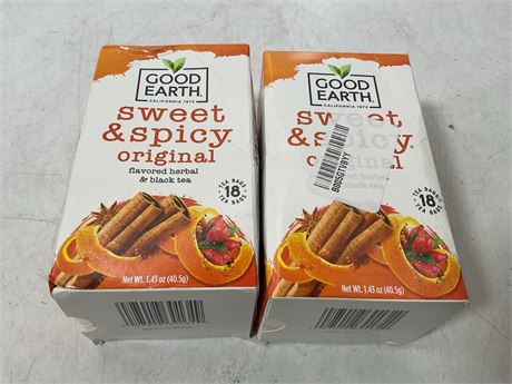 Good Earth Sweet & Spicy Herbal & Black Tea, 18 Count Tea Bags (Pack of 6)/2