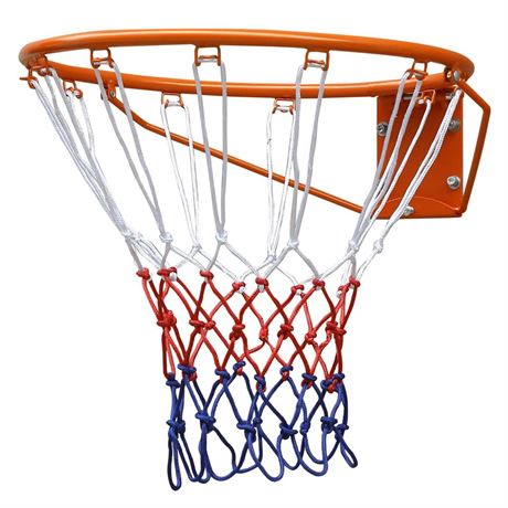 Rakon Basketball Folding Hoop, All-Weather net Wall Installation Basketball