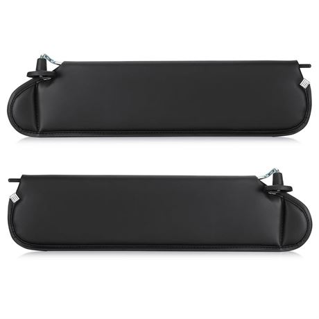 Left Driver Right Passenger Side Black Sun Visor Fit for Jeep Wrangler TJ 1997