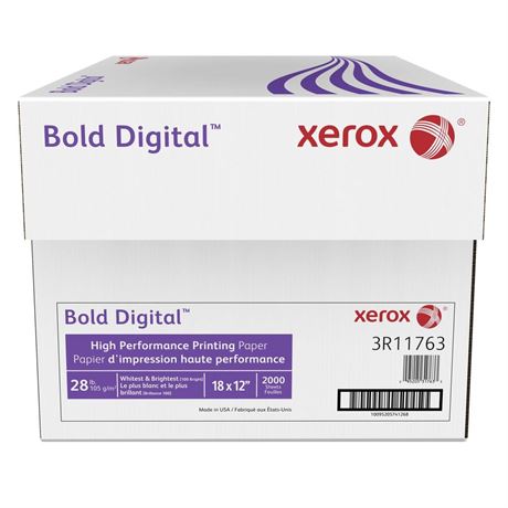 Xerox® Bold Digital® Printing Paper, Tabloid Extra Size (18" x 12"), 100 (U.S.)