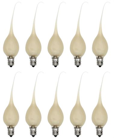 Creative Hobbies® Country Style Silicone Dipped Candle Light Bulbs (Pkg of 10