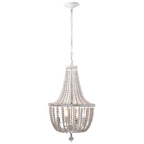 Warehouse of Tiffany Samsa 16 Inch Bohemian Style Antique White Pendant
