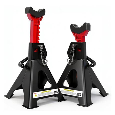 YATOINTO Jack Stands 3 Ton (6,600 LBs) with Double Pin Locking, Car Jack Stand