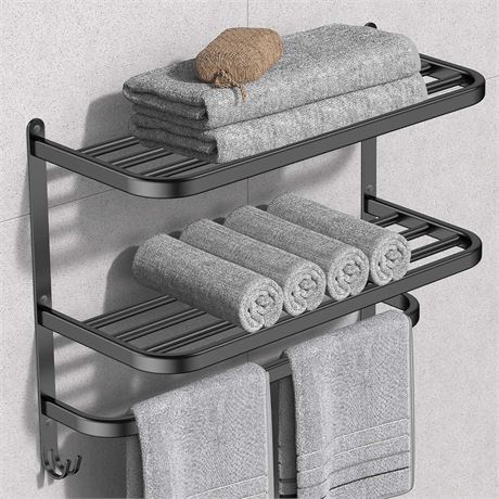 Towel Racks for Bathroom, Towel Rack Towel Bar Towel Holder for Bathroom Wall,