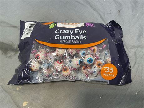 Sweet Smiles Crazy Eye Halloween Gumballs  Spooky Eyeball Candy  Artificially