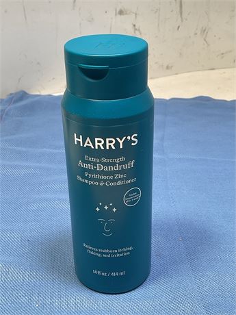 Harry's Men's Extra Strength Anti Dandruff 2-in-1 Shampoo and Conditioner, 14