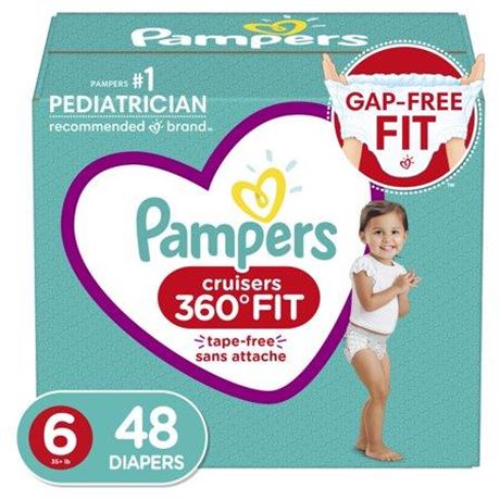 Pampers Cruisers 360 Diapers, Size 6, 48 Ct | CVS