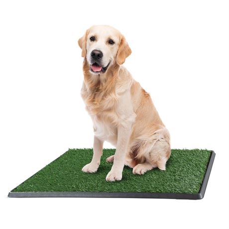 Artificial Grass Puppy Pee Pad for Dogs and Small Pets - 20x30 Reusable 3-Layer