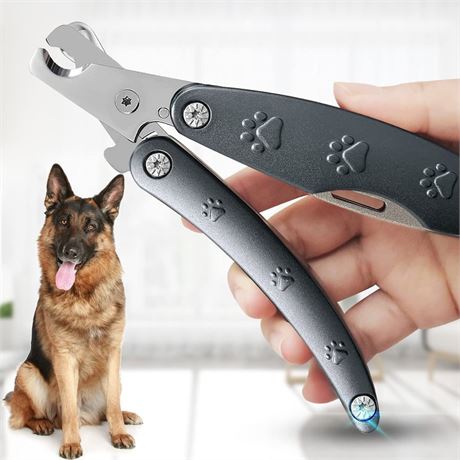Pet Deluxe Dog Nail Trimmers for Sensitive Dog, Safe Dog Nail Clipper for Large