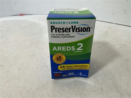 PreserVision AREDS 2 Eye Vitamins with Lutein & Zeaxanthin Softgels - 120ct