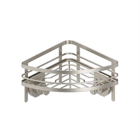 Better Homes & Gardens StyleGrip™ Corner Suction Mount Shower Caddy W/Hooks