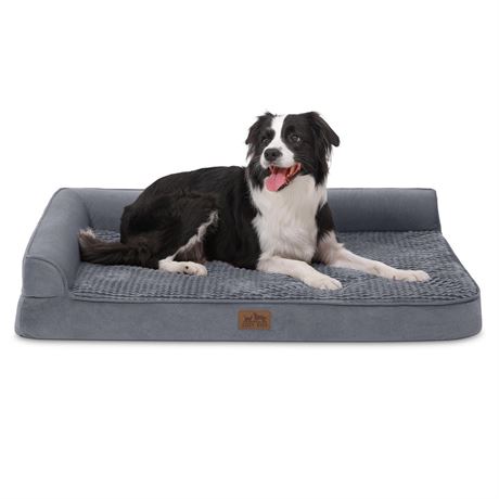 Orthopedic Dog Bed for Large Dogs,Washable Dog Sofa Beds Large, Supportive Foam