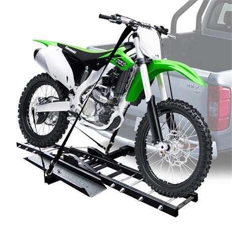 Motorcycle Hitch Carrier, 500LBS Heavy Duty Steel Dirt Bike Carrier with