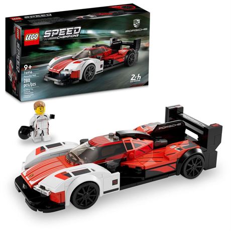 LEGO Speed Champions Porsche 963 76916, Model Car Building Kit, Racing Vehicle